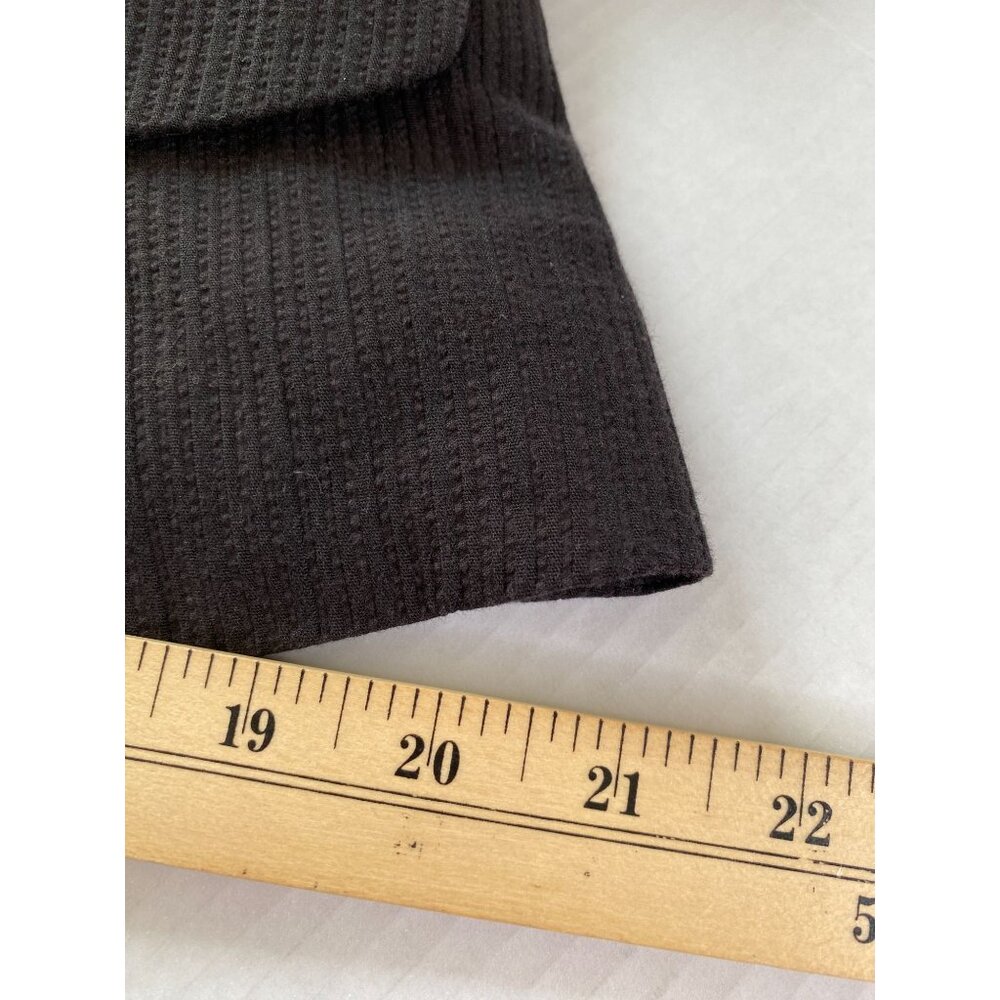 Anne Klein Suit Womens Black Ribbed Fabric Collared Jacket Size 12 Business Ofc. - Picture 7 of 8